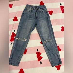 Wild Fable Blue Distressed Boyfriend Jeans